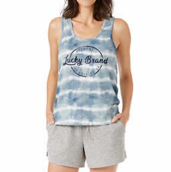 Lucky Brand Ladies' 3-piece Short Sleep Set M (sls1) - Picture 2 of 4